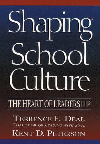 Tapa de Shaping school culture