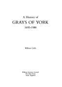 Tapa de A history of Grays of York