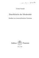 Tapa de Durchbrüche der Modernität