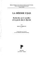 Tapa de La déesse Usas. Recherches sur le sacrifice de la parole dans le Rgveda