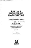 Tapa de Further engineering mathematics