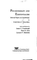 Tapa de Psychotherapy and Existentialism
