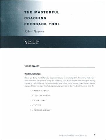 Tapa de Masterful Coaching Feedback Tool