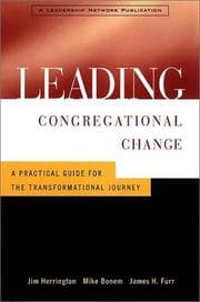 Tapa de Leading congregational change