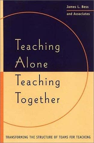Tapa de Teaching alone, teaching together