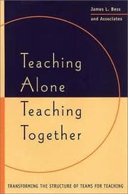 Tapa de Teaching alone, teaching together