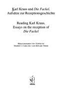 Tapa de Karl Kraus und Die Fackel