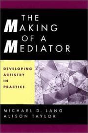 Tapa de The making of a mediator