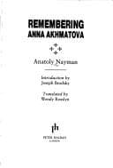 Tapa de Remembering Anna Akhmatova