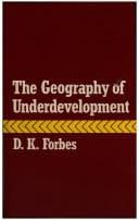 Tapa de The geography of underdevelopment