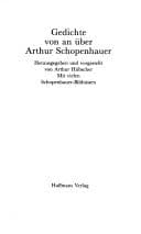 Tapa de Gedichte von an über Arthur Schopenhauer