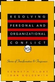 Tapa de Resolving personal and organizational conflict