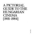 Tapa de A pictorial guide to the Hungarian cinema, 1901-1984