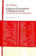 Tapa de Evidence of francophony in mediaeval Levant