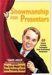 Tapa de Showmanship for Presenters