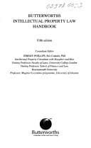 Tapa de Butterworths intellectual property law handbook