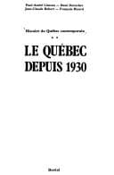 Tapa de Histoire du Québec contemporain