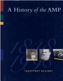 Tapa de A history of the AMP 1848-1998