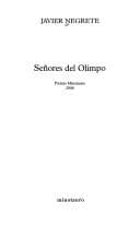 Tapa de Señores del Olimpo