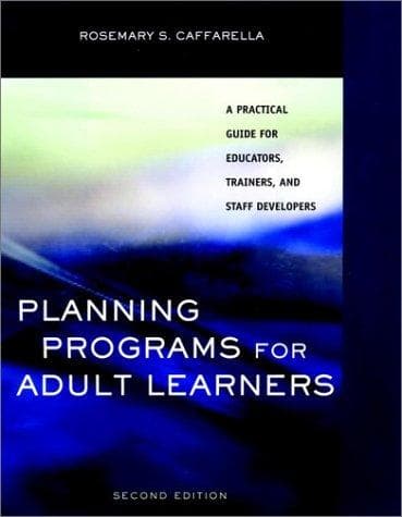 Tapa de Planning programs for adult learners