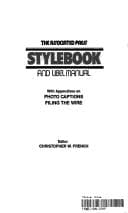Tapa de The Associated Press stylebook and libel manual