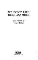 Tapa de We don't live here anymore