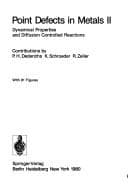 Tapa de Point defects in metals II