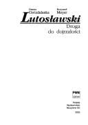 Tapa de Lutoslawski