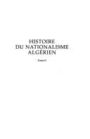 Tapa de Histoire du nationalisme algérien