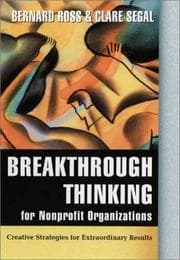 Tapa de Breakthrough thinking for nonprofit organizations