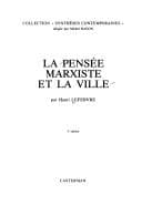 Tapa de La pensée marxiste et la ville