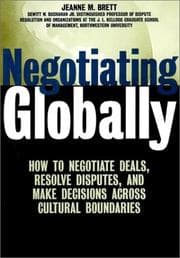 Tapa de Negotiating globally