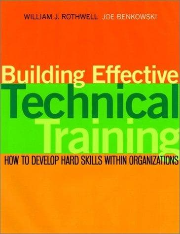 Tapa de Building Effective Technical Training
