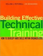 Tapa de Building Effective Technical Training