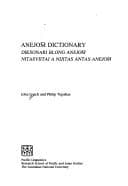 Tapa de Anejom̃ dictionary