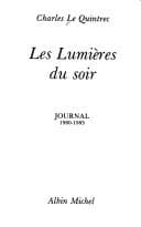 Tapa de Les lumières du soir