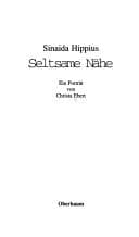 Tapa de Sinaida Hippius: seltsame N ahe. ein Portr at