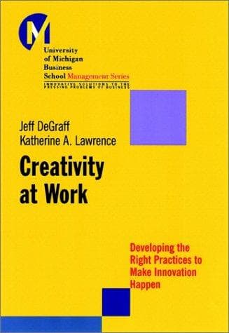 Tapa de Creativity at work