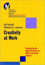 Tapa de Creativity at work