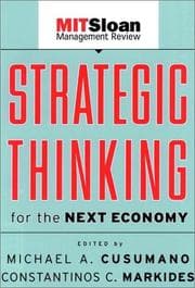 Tapa de Strategic Thinking for the Next Economy