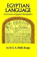 Tapa de Easy lessons in Egyptian hieroglyphics with sign list
