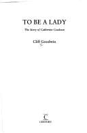 Tapa de To Be A Lady