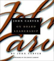 Tapa de John Carver on board leadership