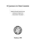 Tapa de El Cancionero de Oñate-Castañeda