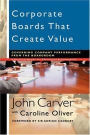 Tapa de Corporate boards that create value