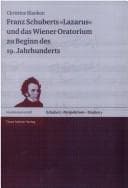 Tapa de Franz Schuberts "Lazarus" und das Wiener Oratorium zu Beginn des 19. Jahrhunderts