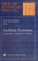 Tapa de Fachliche Textsorten
