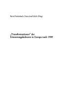 Tapa de Transformationen der Erinnerungskulturen in Europa nach 1989