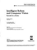 Tapa de Intelligent Robots and Computer Vision: Seventh in a Series