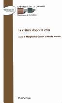 Tapa de La critica dopo la crisi